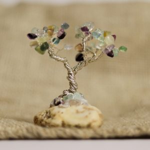 Fluorit ásvány fa - Közepes ~50 szemes