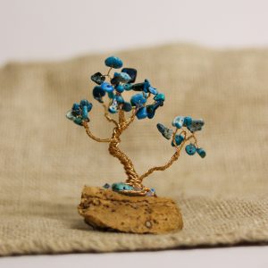 Krizokolla ásvány fa - Közepes ~50 szemes