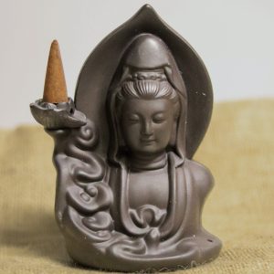 Backflow füstölő tartó - Pihenő Buddha