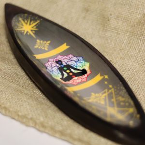 Zománcozott Füstölő tálca - Mangófa - Csakra