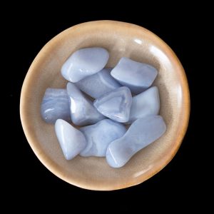 Kalcedon - Kék csipke achát marokkő